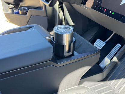 Yeti tumbler holder for Cybertruck